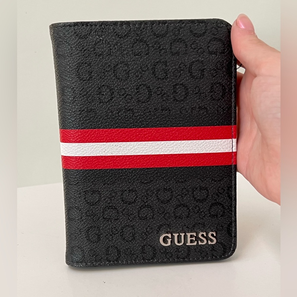guess passport holder